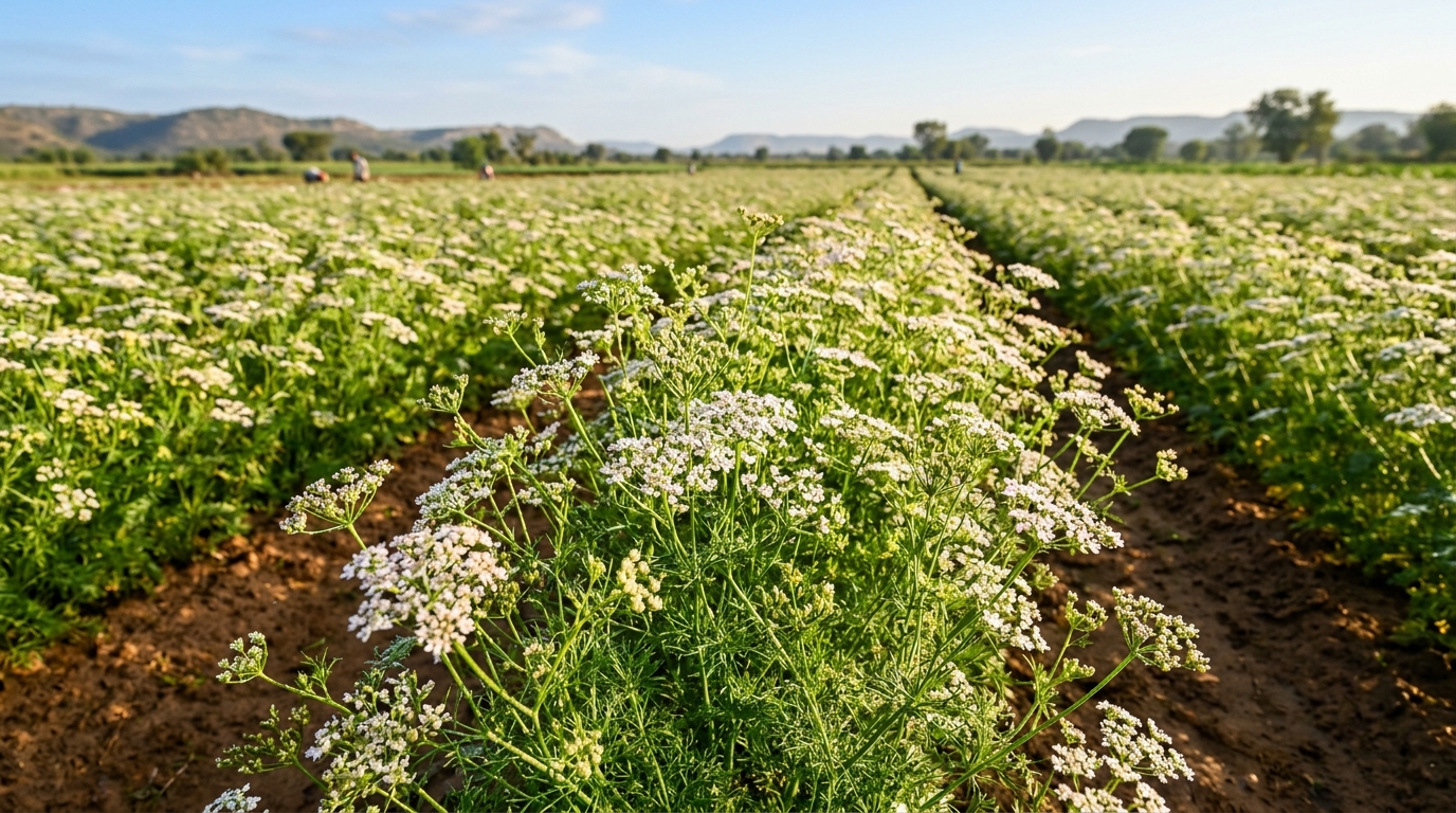 Cumin (Jeera) Cultivation Guide: Maximizing Seed Quality & Wilt Management