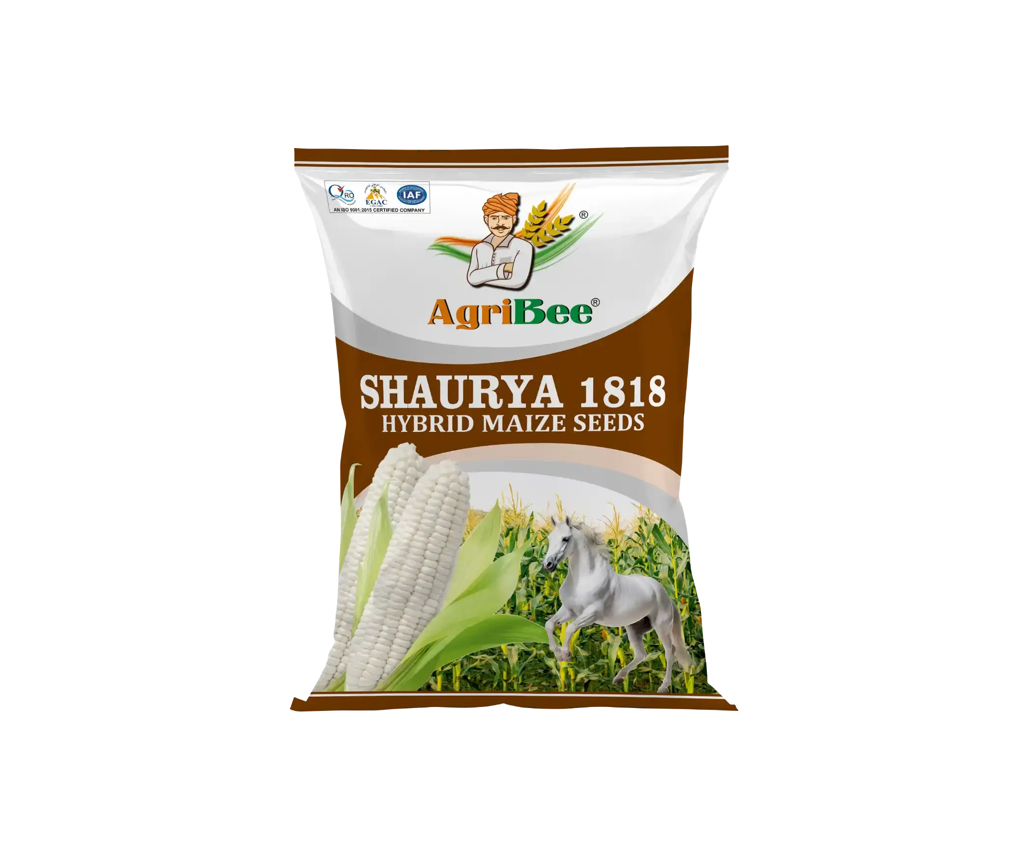 White Maize Shaurya 1818 High-Yield Hybrid Corn Seeds